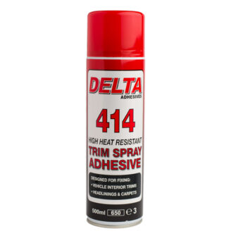 D414 High Heat Trim Spray Adhesive - Automotive Applications - Contact Adhesives - Delta Adhesives - Barnsley - Yorkshire - UK