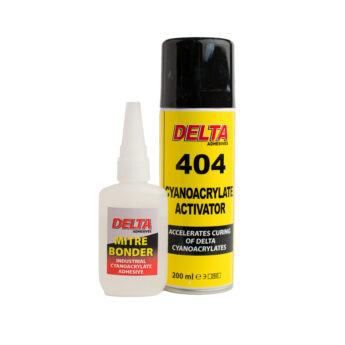 D512 Mitre Bond Kit - Instant Bonding Adhesives - Delta Adhesives - Barnsley - Yorkshire - UK